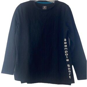 Beanpole Sport Long Sleev Black Shirt NWOT apx medium see measurements